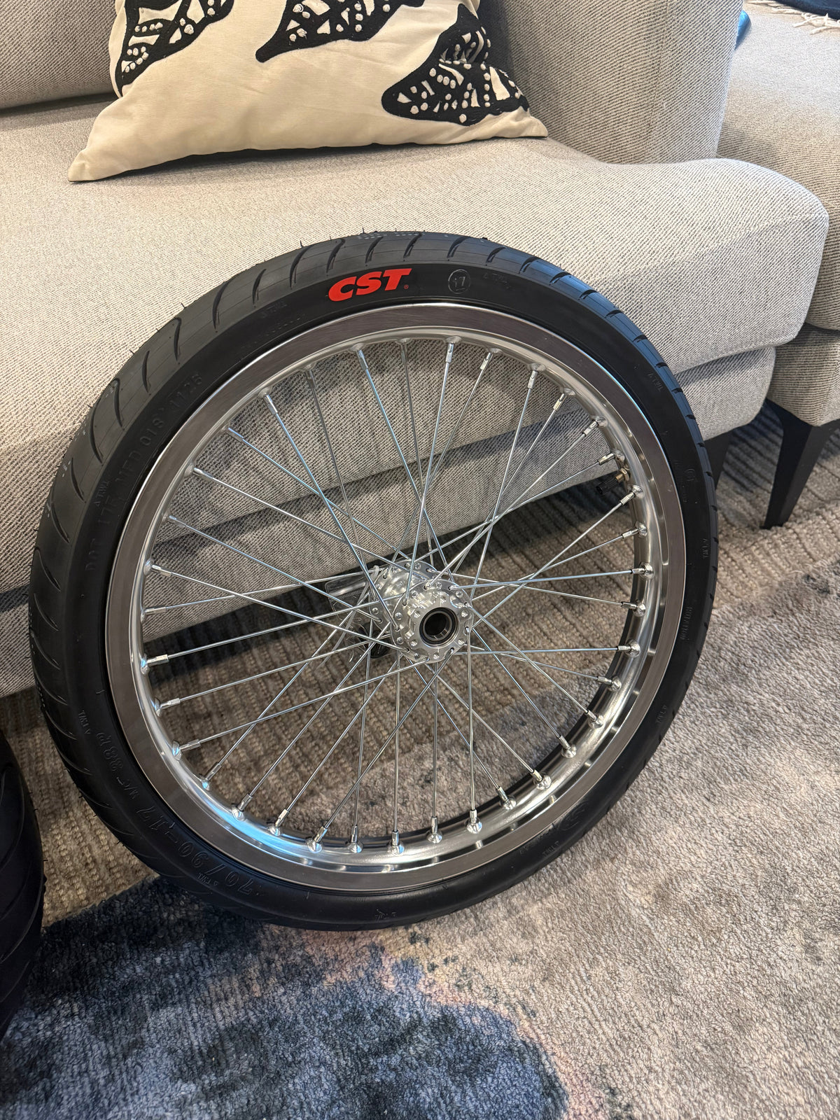 Talaria x3/mx3/mx4 chrome CST supermoto wheelset (preorder)