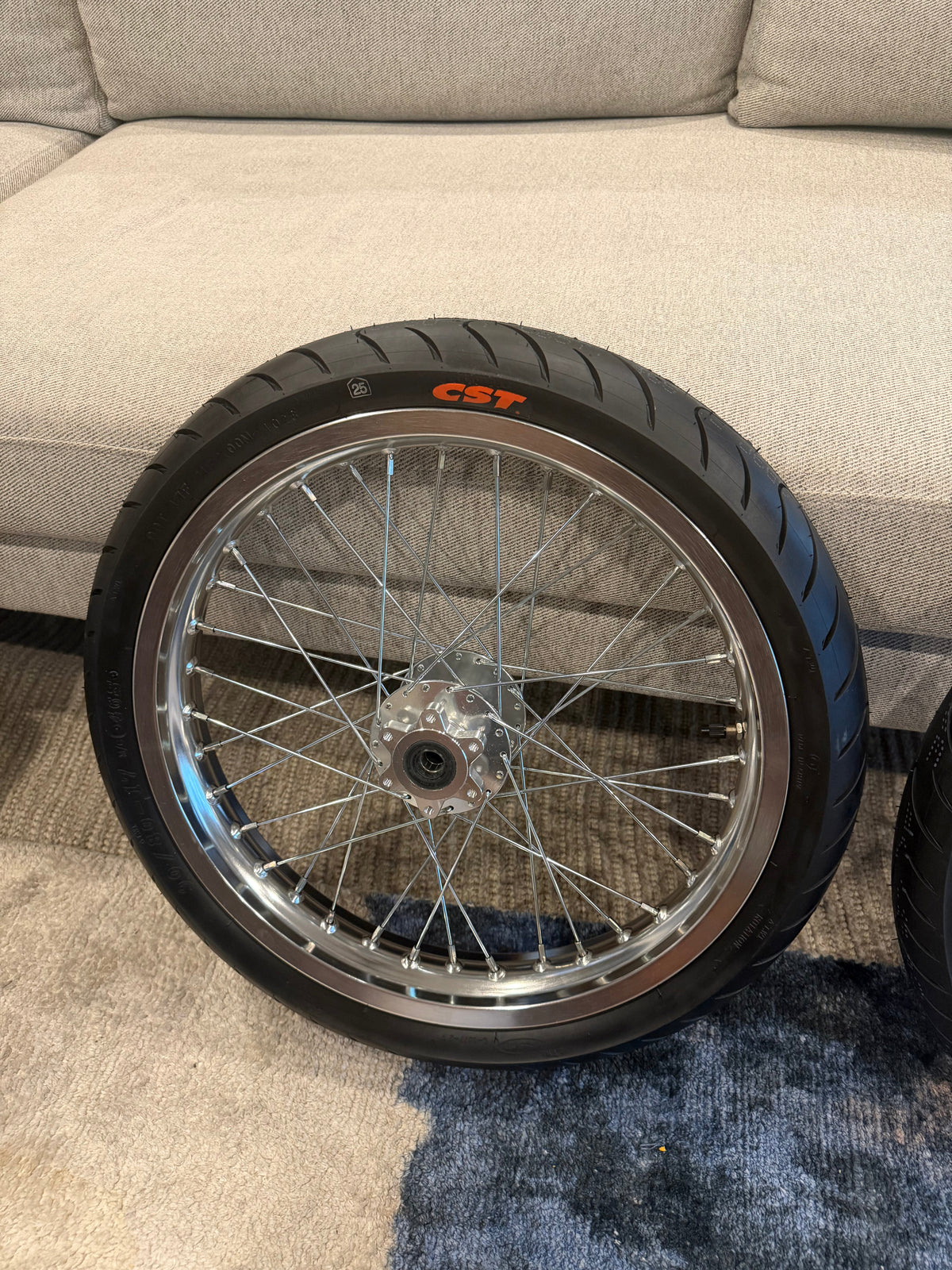 Talaria x3/mx3/mx4 chrome CST supermoto wheelset (preorder)