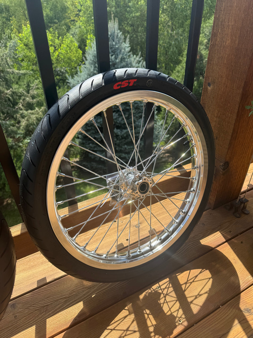 Talaria x3/mx3/mx4 chrome CST supermoto wheelset (preorder)